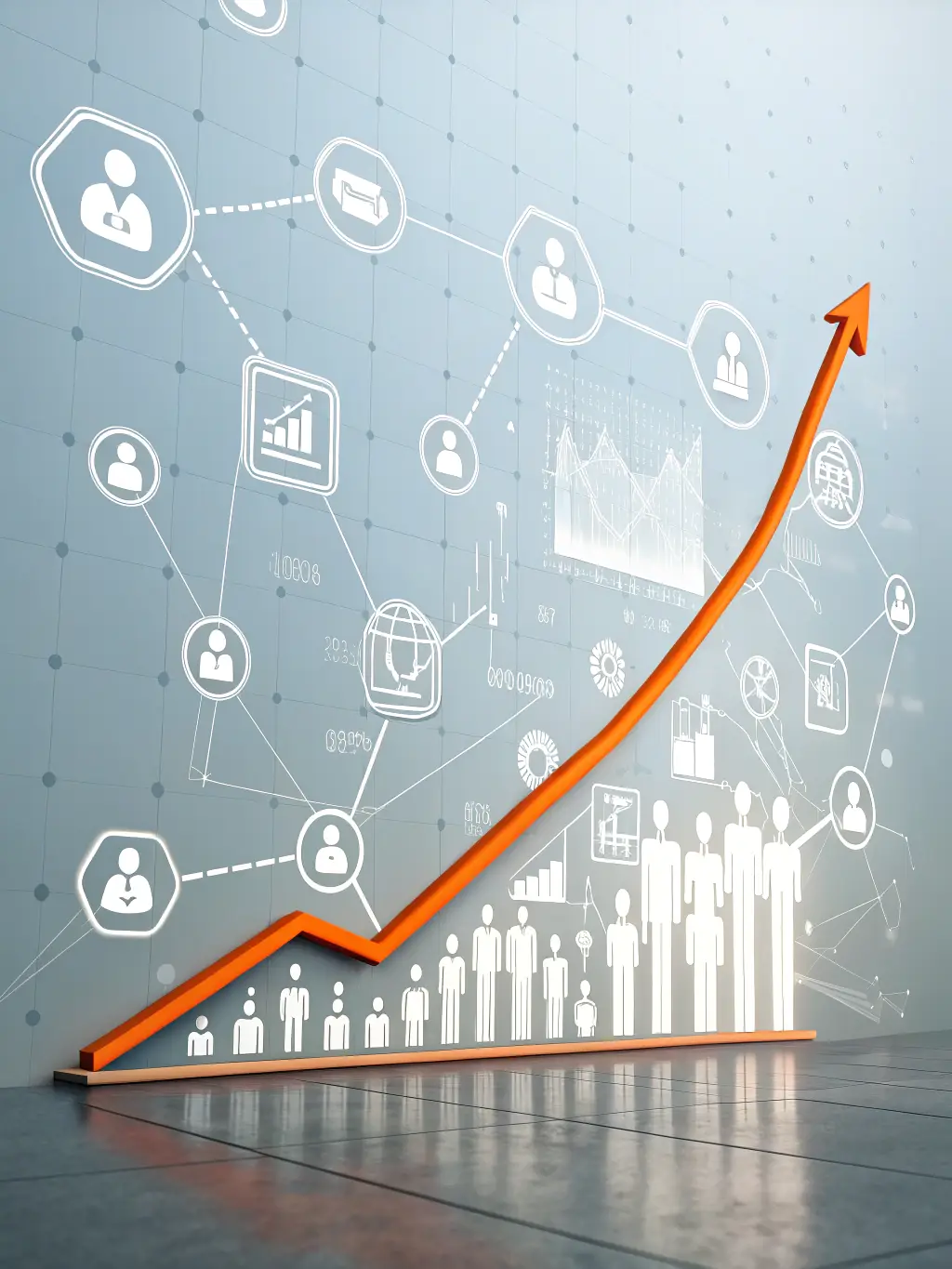 A graph showing the increase in customer engagement and promotional redemption rates as a result of a RegisterTapeGroup.com campaign.